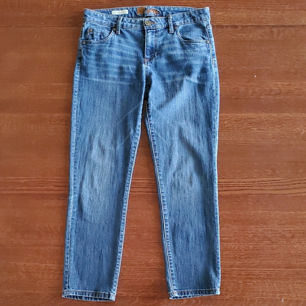 Kut from the Kloth Katy Ankle Straight Leg Cropped Jeans